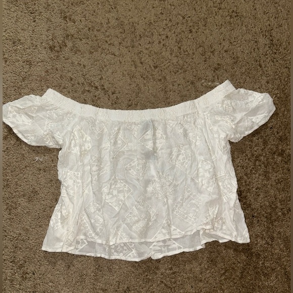 Rue21 White Off-Shoulder Blouse - Picture 1 of 3